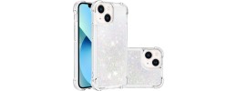 iPhone 13 6.1 /14 6.1 FLASHING Glitter Silver