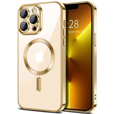 iPhone 13 pro max Magsafe w Stand Case Deluxe01-Gold