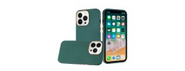 iPhone 15 Classy Slick Chromed Around Hybrid Case Cover - Match Green