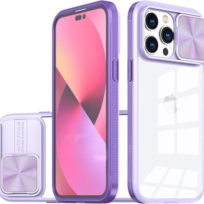 iPhone 15 Fusion Transparent Clear Hybrid Case Cover - Purple