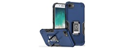 iPhone 16e Hybrid Shockproof Magnetic RingStand case Bl