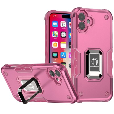 iPhone 16e Hybrid Shockproof Magnetic RingStand case Pi