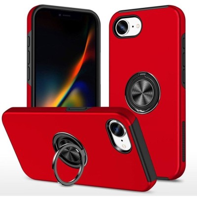 iPhone 16e Twisting Magnetic Ring Stand Case w/Camera c