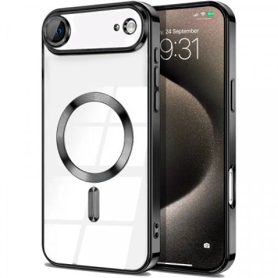 iPhone 17 2025 Chrom Clear Case w/Magnetic Ring Camera Glass