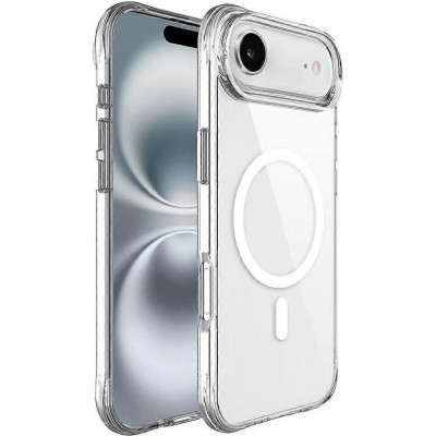 iPhone 17 2025 Chrom Clear Case w/Magnetic Ring Camera Glass
