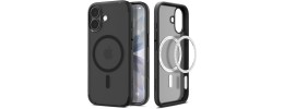 iPhone 17 2025 Hybrid Clear Case w/Magnetic Ring Black(Premi