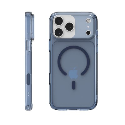 iPhone 17 2025 Hybrid Clear Case w/Magnetic Ring Cyan(Premiu