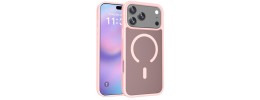 iPhone 17 2025 Hybrid Clear Case w/Magnetic Ring Pink(Premiu