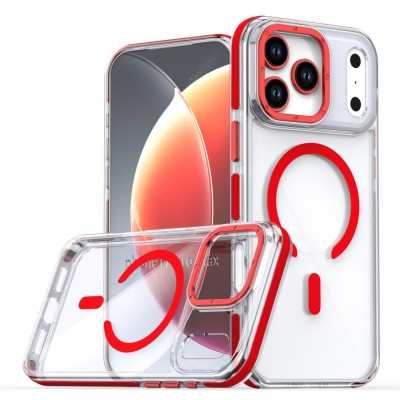 iPhone 17 2025 Hybrid Dual Layer Case Red(Premium Package)
