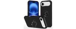 iPhone 17 2025 Oil Painted Case w/Flat Magnetic Ring Stand B