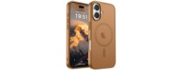 iPhone 17 2025 Translucent Magnetic Ring Stand Case Brown(Pr