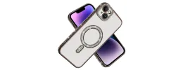 iPhone 17 Air Glitter case w/Magnetic Ring Purple(Premium Pa