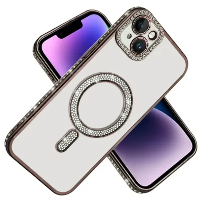 iPhone 17 Air Glitter case w/Magnetic Ring Purple(Premium Pa