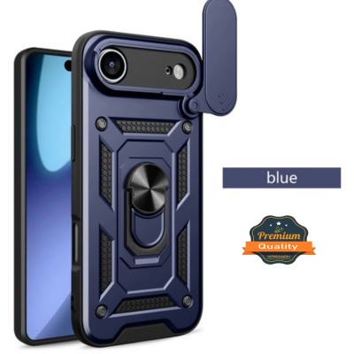 iPhone 17 Air Heavy Duty Magnet Ring Stand w/ Sliding Camera