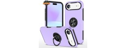 iPhone 17 Air Kick Stand case w/Magnetic Ring Purple(Premium