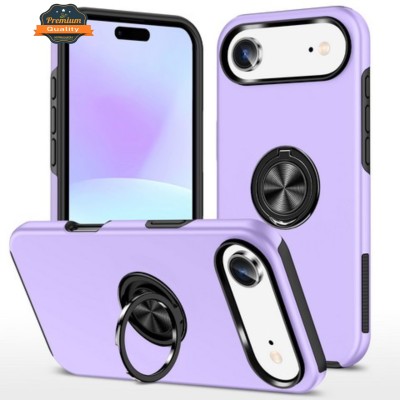 iPhone 17 Air Kick Stand case w/Magnetic Ring Purple(Premium