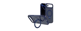 iPhone 17 Air Large Rotate Magnetic Ring Stand case Blue(Pre