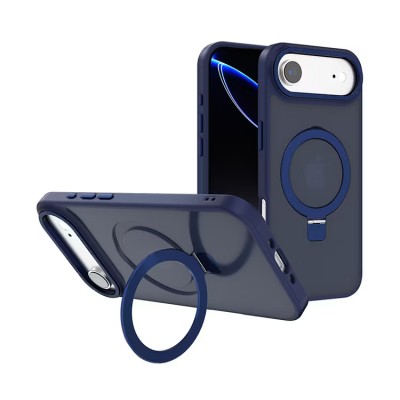 iPhone 17 Air Large Rotate Magnetic Ring Stand case Blue(Pre