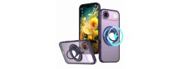 iPhone 17 Air Large Rotate Magnetic Ring Stand case Purple(P