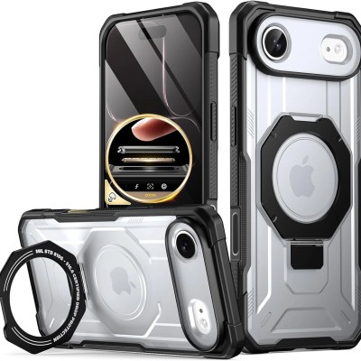 iPhone 17 Air Premium Duty Ring Stand with Magnet Cases(Prem