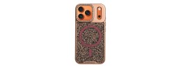 iPhone 17 Air Premium case w/Glitter Magnetic Ring Pink Edge