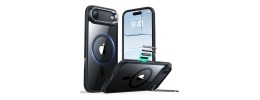 iPhone 17 Air Translucent Case w/ Magnetic Ring Black(Premiu