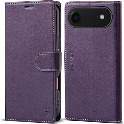 iPhone 17 Air luxurious synthetic PU leather 6 Card Slots Infolio, Violet(Premium Package)