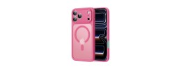 iPhone 17 Pro 2025 Hybrid Clear Case w/Magnetic Ring Pink(Pr