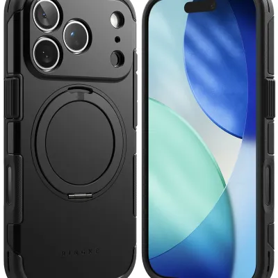 iPhone 17 Pro 2025 Kick Stand case w/Magnetic Ring Black(Pre