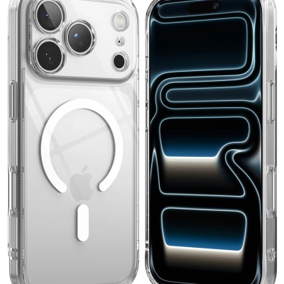 iPhone 17 Pro 2025 Oil Painted Case w/Flat Magnetic Ring Sta