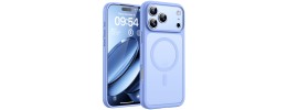 iPhone 17 Pro 2025 Translucent Case w/ Magnetic Ring Blue(Pr