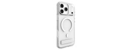 iPhone 17 Pro Magsafe w Stand Case Deluxe01-White
