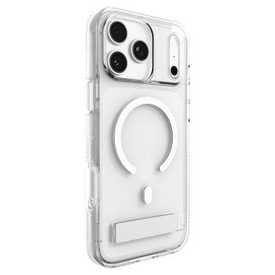 iPhone 17 Pro Magsafe w Stand Case Deluxe01-White