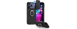 iPhone 17 Pro Max Heavy Duty Magnet Ring Stand w/ Sliding Camera Cover(Premium Package)