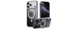 iPhone 17 Pro Max Kick Stand case w/Magnetic Ring Black(Prem