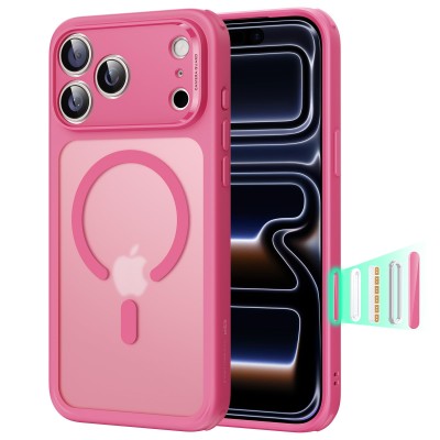 iPhone 17 Pro Max Magnetic Ring case w/ Rotate Ring Stand Pi