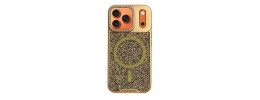 iPhone 17 Pro Max Premium case w/Glitter Magnetic Ring Gold