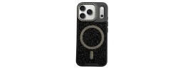 iPhone 17 Pro Max Premium case w/Glitter Magnetic Ring Black