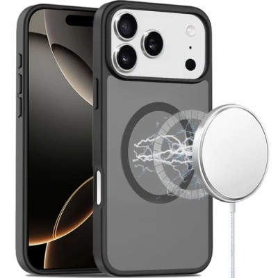 iPhone 17 Pro Max Tough Case w/Large Rotating Magnetic Ring