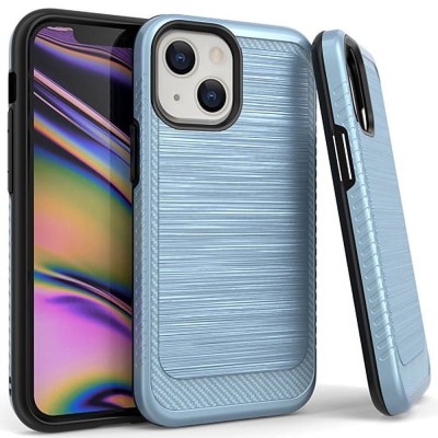 iPhone 13 6.1 /14 6.1 Brushed Case 3 Navy Blue