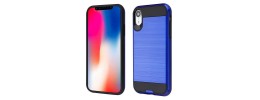 iPhone XR 6.1 Brushed Case 3 Navy Blue