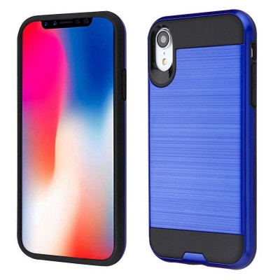 iPhone XR 6.1 Brushed Case 3 Navy Blue