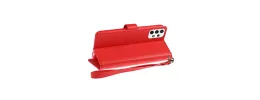 iPhone 15 Wallet ID Card Holder Case Cover - Red