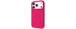 iPhone 17 Pro Max Oil Painted Case w/Flat Magnetic Ring Stand Pink (Premium Package)