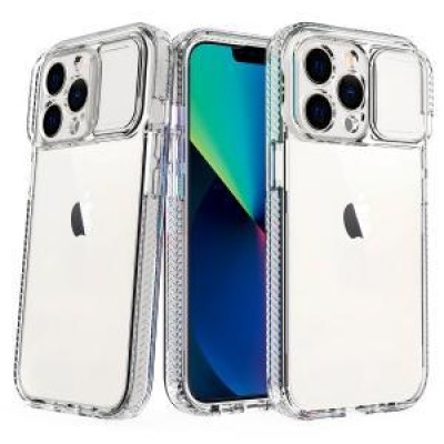 For Apple iPhone 11 (XI6.1) Pure Transparent Thick Hybrid Camera Case Cover - Clear